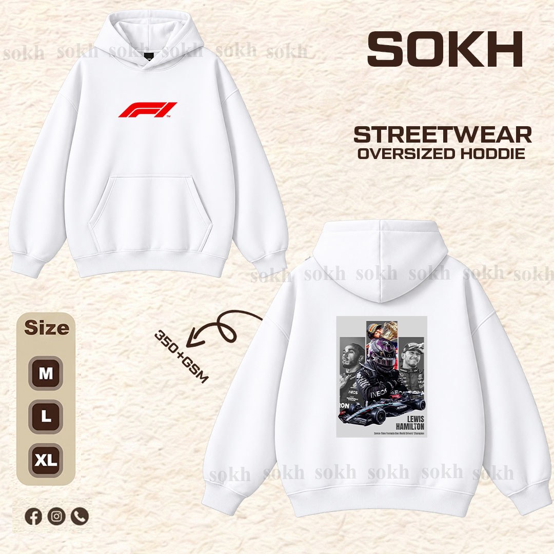 FI white hoddie – Hoodies